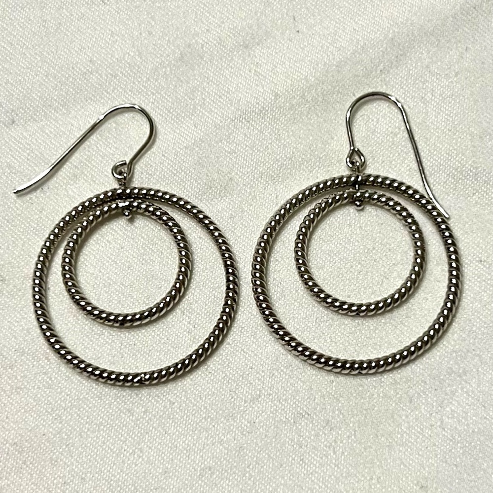 NWOT Saks Fifth Avenue Sterling Silver Earrings